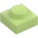 LEGO Verde giallastro Piastra 1 x 1 (3024 / 30008)