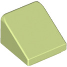 LEGO Geelachtig groen Helling 1 x 1 (31°) (50746 / 54200)
