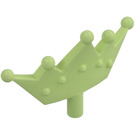 LEGO Verde amarillento Tiara con 5 Redondeado puntos (29171 / 33322)