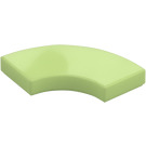 LEGO Yellowish Green Tile 2 x 2 Curved Corner (27925)