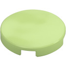 LEGO Yellowish Green Tile 2 x 2 Round with Bottom Stud Holder (14769)