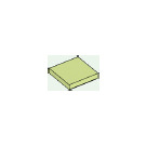 LEGO Yellowish Green Tile 2 x 2 with Groove (3068 / 88409)