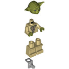 LEGO Yoda mit Neck Halterung Minifigur