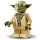 LEGO Yoda with Olive Green Skin and Small Robe Creases Minifigure