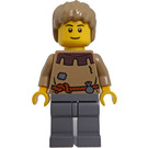 LEGO Young Peasant Minifigura con cejas negras