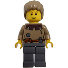 LEGO Young Peasant Minifigurka z brązowymi brwiami