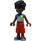LEGO Zac with Blue Top and Red Shorts Minifigure