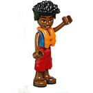 LEGO Zac with Blue Top and Red Shorts with Life Jacket Minifigure