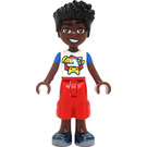 LEGO Zac with Pizza and Gaming Top Minifigure