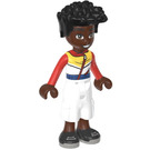 LEGO Zac with Red, Yellow and White Top Minifigure