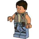 LEGO Zander mit Dunkel Beige Jacke Minifigur