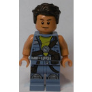 LEGO Zander med Sand Blå Jakke Minifigur