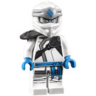 LEGO Zane - Forbidden Spinjitzu met Plat Zilver Hoofd Minifiguur