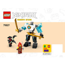 LEGO Zane's Battle Suit Mech Set 71827 Instructions