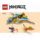 LEGO Zane's Golden Dragon Jet 71770 Instrucciones