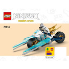 LEGO Zane's Ice Motorcycle 71816 Instructies