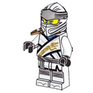 LEGO Zane Gul Hoved (Legacy) med gold Rustning Minifigur