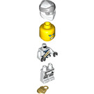 LEGO Zane Gelb Kopf (Legacy) mit gold armour Minifigur