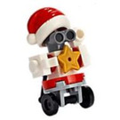 LEGO Zobo the Robot in Kerstman Kleding Minifiguur