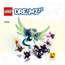 LEGO Zoey and Zian the Cat-Owl Set 71476 Instructions