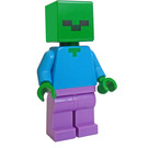 LEGO Zombie with Medium Lavender Legs Minifigure