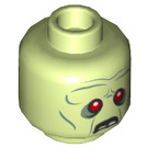LEGO Zombie Zeke Minifigure Head (Recessed Solid Stud) (3626 / 22509)