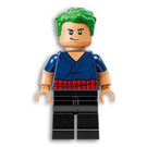 LEGO Zoro with Blue Top and Hair Minifigure
