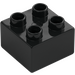 Duplo Noir Brique 2 x 2 (3437 / 89461)