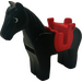 Duplo Black Horse with Saddle