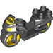 Duplo Black Motor Cycle with Batman Logo (29489)