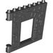 Duplo Black Wall 1 x 8 x 6 Door+brick,right (51695)