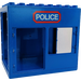 Duplo Blue Building Block 6 x 8 x 6 with Door and Window with POLICE