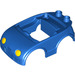 Duplo Blue Car Body with Yellow Headlights (11847 / 12091)