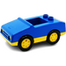 Duplo Blauw Auto met 4 Noppen as Stoel (2235 / 74562)