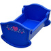 Duplo Blue Cradle with Hearts  Sticker (4908)