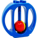 Duplo Blue Oval Rattle with Red and Yellow Ball