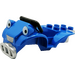 Duplo Blauw Quad/Bike Body met Ogen en Zilver Rooster (54005 / 55886)