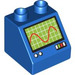 Duplo Blue Slope 2 x 2 x 1.5 (45°) with Oscilloscope (6474 / 86142)