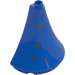 Duplo Blue Steeple Half Round 3 x 5 x 4 with Stars (98238 / 101594)