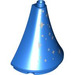 Duplo Bleu Steeple Demi Rond 3 x 5 x 4 avec Stars (98238 / 101594)