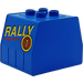 Duplo Blue Train Container with Rally Pattern