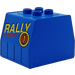 Duplo Blue Train Container with Rally Pattern (83972)