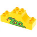 Duplo Bow 2 x 6 x 2 avec &#039;Zoo&#039; Text formed by Snake (4197)