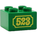 Duplo Brique 2 x 2 avec &quot;523&quot; (3437)