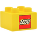 Duplo Brick 2 x 2 with Lego logo (3437)