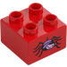 Duplo Brick 2 x 2 with Spider (3437 / 15944)