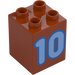 Duplo Brick 2 x 2 x 2 with 10 (11942 / 31110)