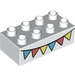 Duplo Brick 2 x 4 with Bunting (3011 / 74836)