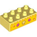 Duplo Brick 2 x 4 with Castle and Shells (3011)