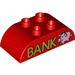 Duplo Mattoncino 2 x 4 con Curvo Lati con &quot;BANK&quot; e Rosa Piggy Bank (15985 / 98223)